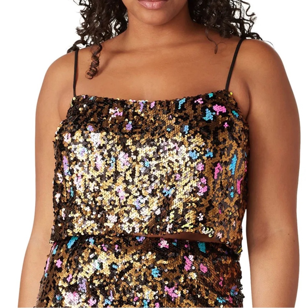 Cosmopolitan sequin top